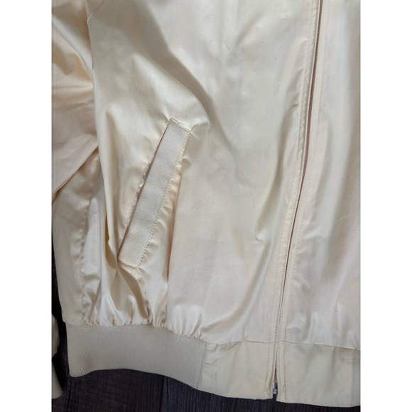 Vintage Members Only Yellow Racer Jacket Adults Size 42 Zip Up - Picture 3 of 10